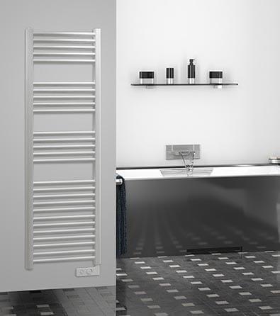 Łazienkowa suszarka elektryczna 480 x 1375 mm biały INNSBRUCK 750 W I480 Sanotechnik wizualizacja