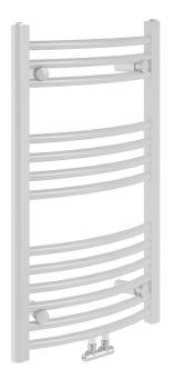 Grzejnik łazienkowy 600 x 803 mm biały 300 W BARI B700 Sanotechnik