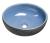 Umywalka nablatowa ceramiczna 41 x 15 cm niebiesko szary PRIORI PI020 Sapho