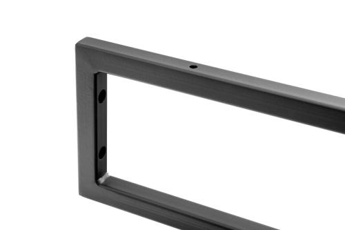 Wspornik do umywalek i blatów 49 x 15 x 2 cm czarny mat 30360 Sapho blisko