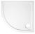 Brodzik prysznicowy półokrągły kompozytowy R55 80 x 80 x 3 cm TECMI PQ558 Aqualine