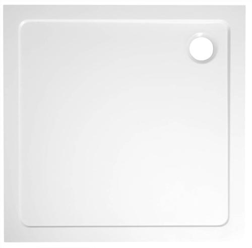 Brodzik prysznicowy kwadratowy kompozytowy 80 x 80 x 3 cm TECMI PQ008 Aqualine