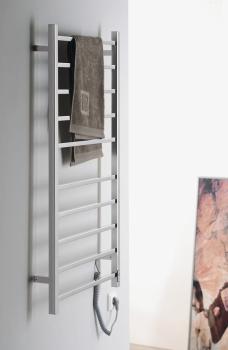 Łazienkowa suszarka elektryczna z timerem 620 x 1160 mm chrom 120 W ESKINADO ER430V Sapho