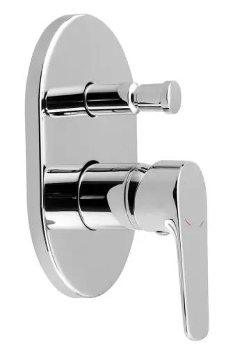 Bateria prysznicowa podtynkowa 2-funkcyjna LOTTA LT742 Aqualine z blisk
