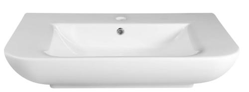 Umywalka ceramiczna 70 x 48 cm biały DORI FS1D1 Sapho przód