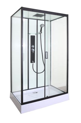 Kabina prysznicowa z hydromasażem prostokątna 120 x 80 x 225 cm SKY 3 CL75 Sanotechnik