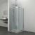 ELITE CHROME Kabina prysznicowa półokrągła, drzwi przesuwne 90x90x195 cm R90 Sanotechnik