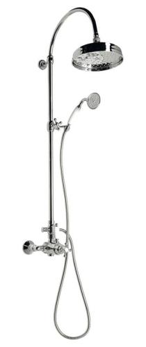 Zestaw natryskowy z baterią termostatyczną chrom ANTEA SET041 Reitano