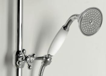 Zestaw natryskowy z baterią termostatyczną chrom ANTEA SET041 Reitano rączka