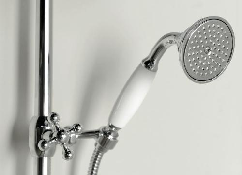 Zestaw natryskowy z baterią termostatyczną chrom ANTEA SET041 Reitano rączka