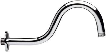 Ramię deszczowni ścienne kształt S, 30 cm chrom BR551 Sapho
