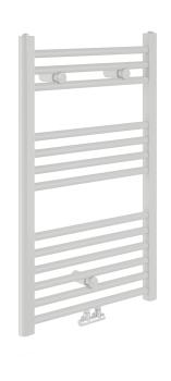 Grzejnik łazienkowy 500 x 803 mm biały 272 W BARI B500 Sanotechnik