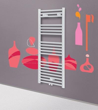 Grzejnik łazienkowy 500 x 803 mm biały 272 W BARI B500 Sanotechnik