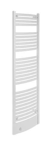 Grzejnik łazienkowy 590 x 1624 mm biały 835 W GRAZ G162 Sanotechnik