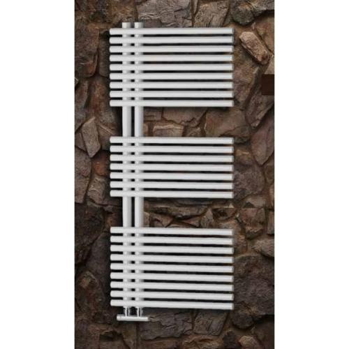 Grzejnik łazienkowy 600 x 1132 mm biały 640 W WIEN WI111 Sanotechnik wizualizacja
