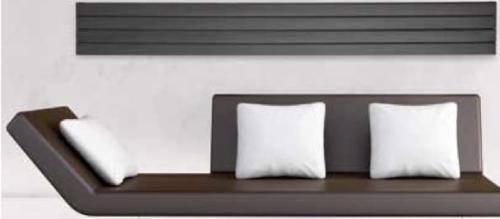 Grzejnik łazienkowy 309 x 1800 mm antracyt 564 W EISENSTADT EA309 Sanotechnik