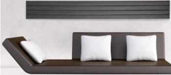 Grzejnik łazienkowy 459 x 1800 mm antracyt 847 W EISENSTADT EA459 Sanotechnik wizualizacja