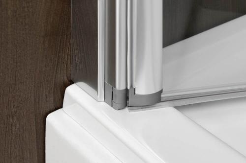 Parawan nawannowy podnoszony pneumatycznie srebrny 710 mm RIONI 72915 Polysan profil