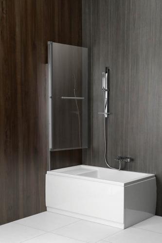 Parawan nawannowy podnoszony pneumatycznie srebrny 710 mm RIONI 72915 Polysan zlożony