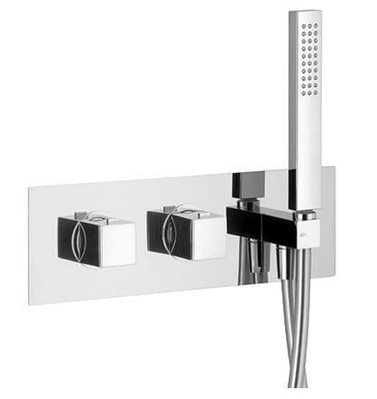 Bateria prysznicowa podtynkowa termostatyczna chrom DIMY DM493 Sapho
