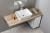 Umywalka ceramiczna nablatowa 50 x 38 cm biały SAND 903711 GSI wizualizacja