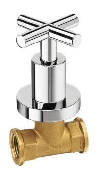 Zawór podtynkowy 1/2" do zimnej wody chrom AXIA 505C Sapho