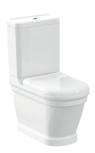 Miska WC 37 x 63 cm odpływ poziomy ANTIK AN360 Creavit ze zbiornikiem