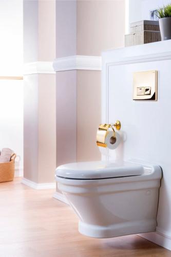 Miska WC c podwieszana 36 x 53 cm ANTIK AN320 Creavit na ścianie
