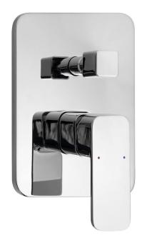 Bateria prysznicowa podtynkowa 2 funkcyjna chrom FACTOR FC642 Aqualine