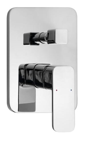 Bateria prysznicowa podtynkowa 2 funkcyjna chrom FACTOR FC642 Aqualine
