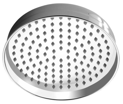 Deszczownia okrągła retro o średnicy 20,8 cm stal nierdzewna DREAMART SOF2000 Sapho z dołu
