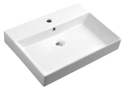 Umywalka ceramiczna meblowa 60 x 46 cm biały KARE 60 17060 Sapho