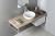 Umywalka ceramiczna nablatowa 40 x 14 cm biały RONDANE AR435 Sapho wizualizacja