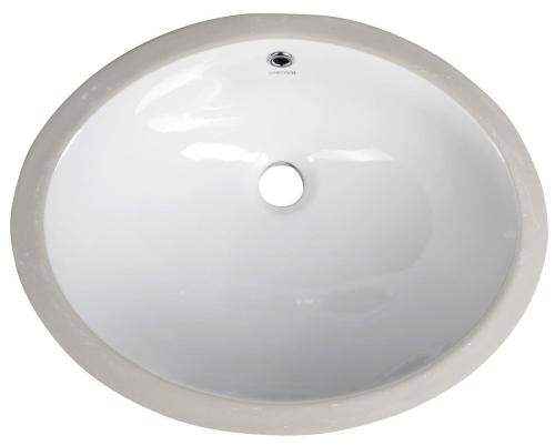 Umywalka ceramiczna 48,5 x 38 cm biały TP211 Creavit z góry