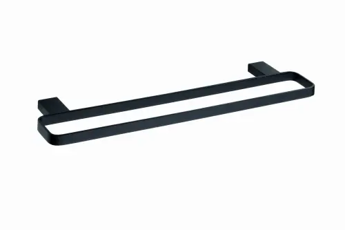 NERO Czarny wieszak na ręcznik obręcz 50 x 13,2 cm 135004080 Bemeta