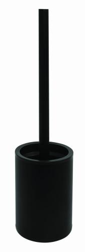 DARK Szczotka WC stojąca czarny mat 104913090 Bemeta