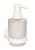 WHITE dozownik do mydła szklany z białym uchwytem MINI 200 ml 104109104 Bemeta