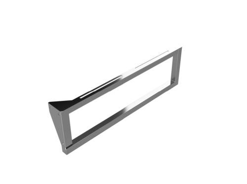 Wspornik do umywalki/reling 49 cm lewy stal nierdzewna połysk 201541051 Bemeta