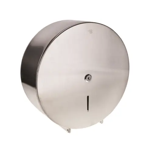 JUMBO Zasobnik na papier toaletowy ø31 cm stal nierdzewna szczotkowana 148312085 Bemeta