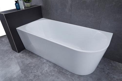 Wanna wolnostojąca 170x80 cm lewa TIBERA L E1026 Aqualine wizualizacja