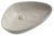 Umywalka nablatowa ceramiczna 58,5 x 39 cm beżowy marmur Dalma MM227 Sapho