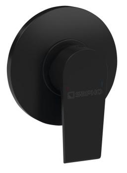 Bateria prysznicowa podtynkowa 2-funkcyjna bateria prysznicowa czarny mat KAI KA42/15 Sapho