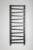 Grzejnik łazienkowy 500 x 1334 mm antracyt 490 W ZIG ZG513A Sapho na ścianie