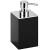GAMMA Dozownik do mydła stojący czarny 200 ml 145609310 Bemeta