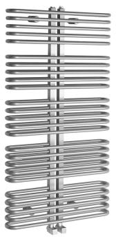 Grzejnik łazienkowy 600 x 1170 mm srebrny 800 W ASTRA AS518 Sapho