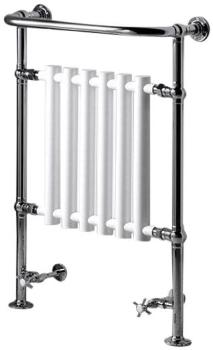 Grzejnik łazienkowy 675 x 960 mm biały chrom 550 W CORK RE104 Sapho