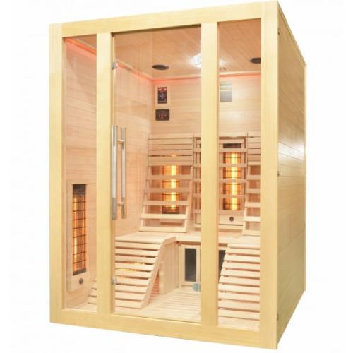 2 osobowa sauna na podczerwień OSLO 150x150x200 cm J40150