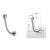 Syfon do wanny UP & DOWN 900 mm korek 72 mm 164.390.1 Bruckner rysunek