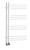 Grzejnik łazienkowy 500 x 900 mm biały 361 W DORLION 1130-50 Sapho