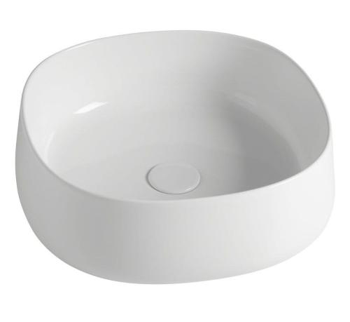 Umywalka ceramiczna nablatowa 42 x 15 x 42 cm biały JUMPER WH072 Sapho